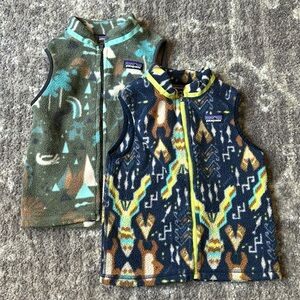 Patagonia Baby Fleece Vest Bundle (2)